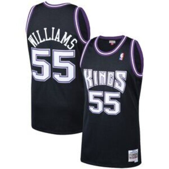 Mens Jason Williams Black Stitched Jersey